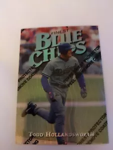 1997 Todd Hollandsworth Finest Blue Chips Dodgers Refractor #121 - Picture 1 of 4