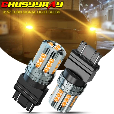 Apto para Ford Ranger 1990-2011 LED intermitente delantero 3157 bombilla LED ámbar Foto 1 de 4