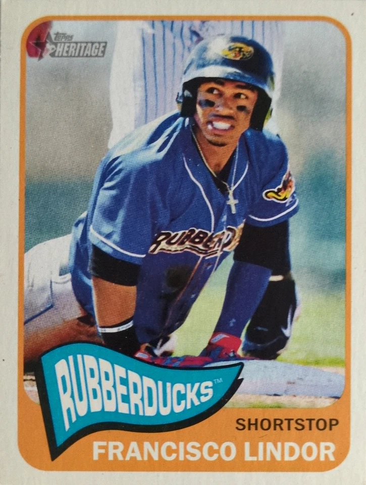 2014 Topps Heritage Minor League #40 Francisco Lindor  - Image 1 of 1