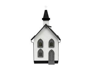 LIONEL 1930440 O GAUGE CHURCH - BUILT UP - BRAND NEW - Picture 1 of 4