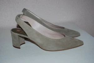MARIPE Leder Slingpumps Sommer    gr. 41 - Bild 1 von 12