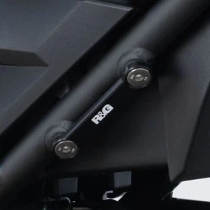 R&G Rear Foot Rest Blanking Plate Black (Single) Kawasaki Ninja 400 2018 - 2024 - Picture 1 of 1