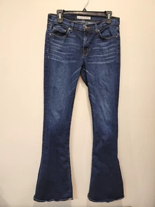 J.Brand Martini Blue Jeans Denim Flared Wide Hem Boho Street Wear Trendy sz 28 - Picture 1 of 11