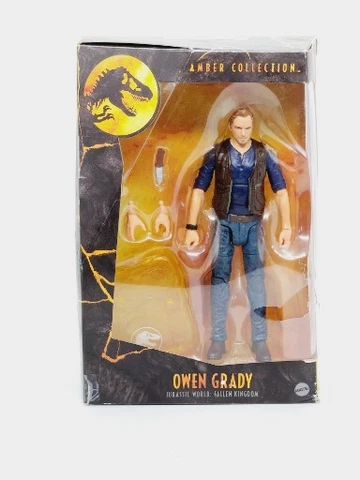 Jurassic World Fallen Kingdom  Owen Grady 6" Action Figure-Amber Collection Cover
