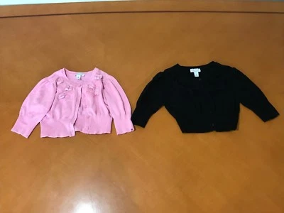 Lote de 2 Suéteres Niñas Niños Lugar Rosa y Negro Claro Talla 7-8 Foto 1 de 4