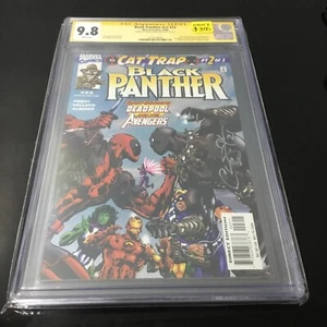 Black Panther #23 Katzenfalle Signatur Serie signiert von Christopher Priest CGC 9.8 - Bild 1 von 3