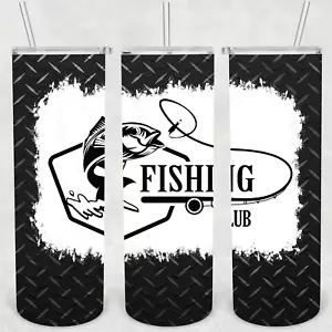 FISHING TUMBLER 24- Includes One 20oz Metal Insulated Tumbler, Lid & Straw - Picture 1 of 3