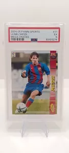 Rookie Novato Lionel Messi #71 2004-05 Panini Mega Cracks EX PSA 5 FC Barcelona - Imagen 1 de 6
