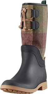 Kamik Abigail Wellington Lightweight Waterproof Rain Boots Green Khaki Khaki - Picture 1 of 3