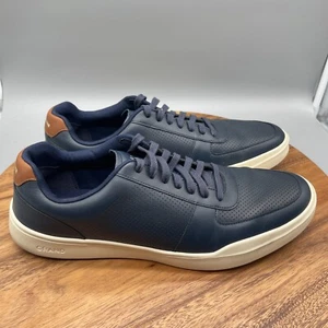 Scarpe Cole Haan Grand Crosscourt uomo 13 W pelle blu sneakers eleganti moderne - Foto 1 di 8