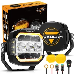 Auxbeam 270° Side Shooter LED Light Bar 5"in 174W Dual DRL&Turn Signal Cube Pods - Picture 1 of 12
