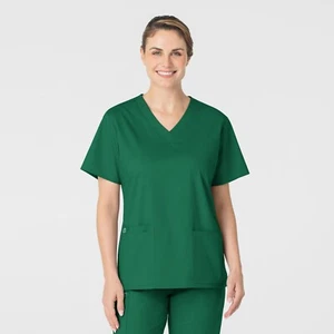 Wink WonderWORK Women's V-Neck Scrub Top | 101 - Picture 1 of 20