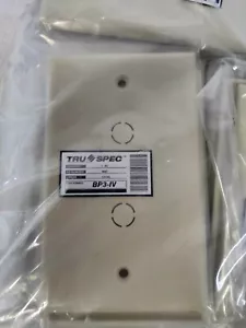 Dual Hex Biege Wall Plate Tru Spec / BP3-IV - Picture 1 of 1