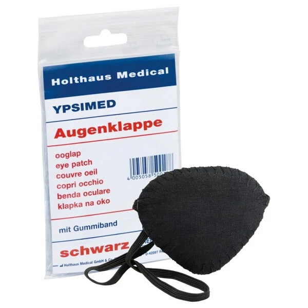 HOLTHAUS MEDICAL YPSIMED Augenklappe HOLTHAUS oval schwarz