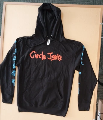 Official Circle Jerks Skank Man Hoodie all-over print. M New. Licensed. See tag. - Image 1 of 4