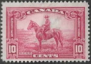 🍁Canadá #223 "R.C.M.P. EN CABALLO" Usado Fino Edición 1935 (A) - Imagen 1 de 2
