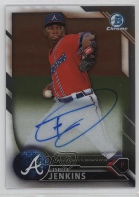 2016 Bowman Chrome Prospects Auto Tyrell Jenkins #BCAP-TJ Rookie Auto RC - Image 1 of 2