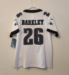 YOUTH PHILADELPHIA EAGLES Saquon Barkley #26 Stitched Jersey SZ L (14/16) NWT - Picture 1 of 3