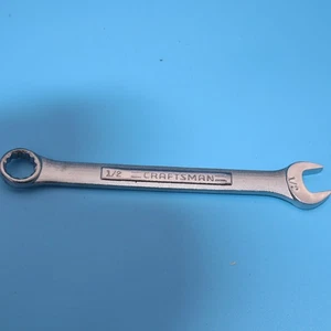Craftsman A-AE Llave Combinada Satinada, 12pt, EE. UU., 1/2" - Parte # 44695 NUEVO - Imagen 1 de 2