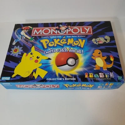 Pre-Owned Hasbro Pokemon Collector's Edition Monopoly Board Game 100% Complete! - Image 1 of 4