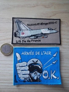 lot écussons militaire armée air mirage 2000 insignes collection - Foto 1 di 2