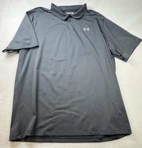 Under Armour Shirt Herren 3XL gestreift Performance Polo Loose Fit Golf sportlich - Bild 1 von 10