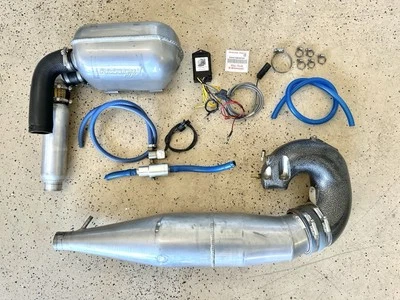 Kawasaki 650SX X2 650 SX Factory B Exhaust Pipe Expansion Chamber Waterbox Jet Foto 1 de 4