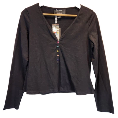 Modcloth & Collectif Women Size XL Lana Lounge Top Black - Image 1 of 4