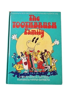 Libro infantil vintage The Toothbrush Family de Marcia Hatfield 1974 - Imagen 1 de 6