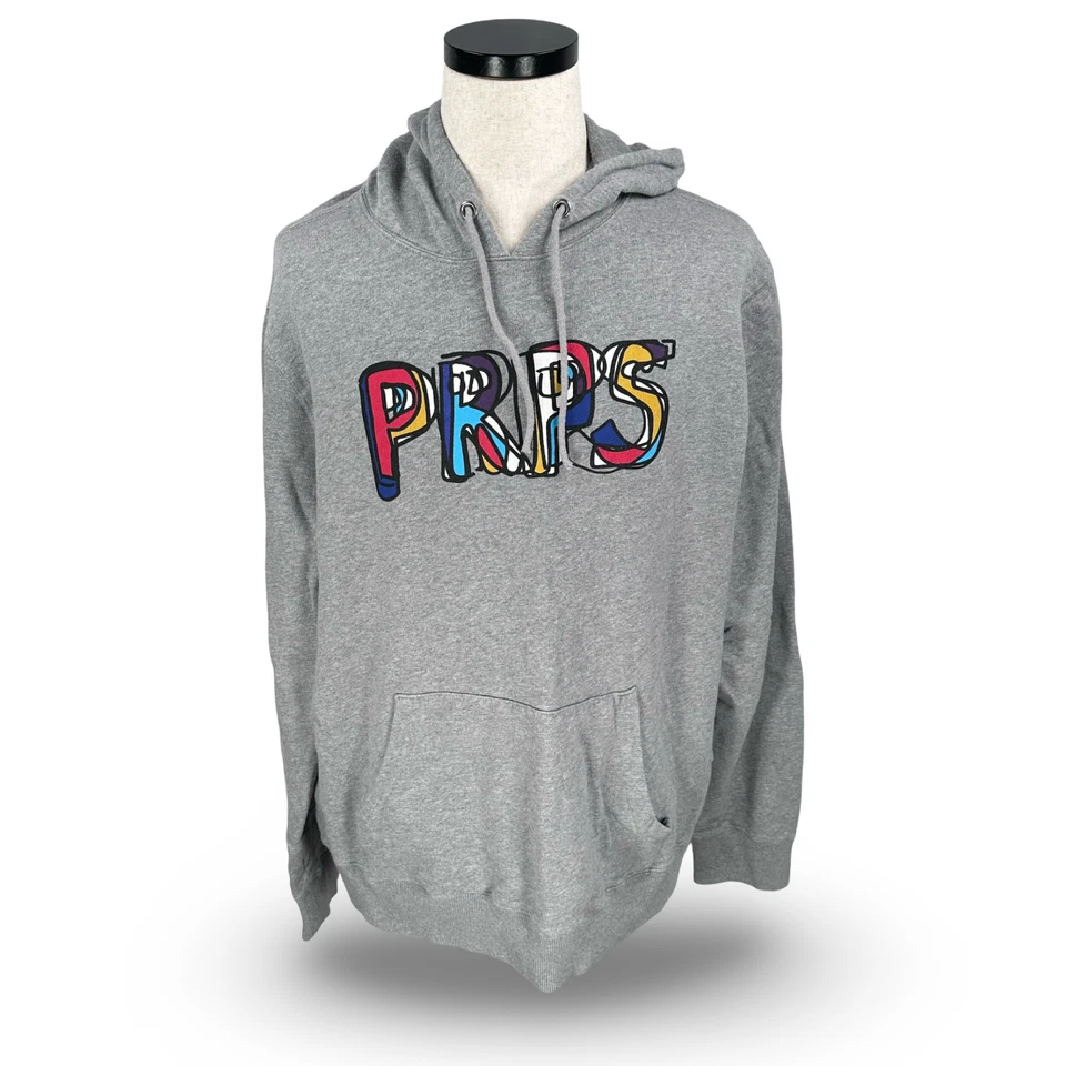 Prps Goods & Company Sudadera con Capucha Para Hombre 3XL XXXL Gris Gráfico Algodón Ropa de Calle Foto 1 de 4