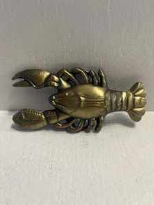 - Gürtelschnalle Hummer Krebse Thema Angeln Maritim Vintage 1980’s - Bild 1 von 3