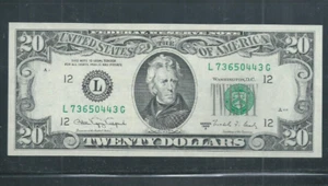 United States (USA) 1988 20 Dollars P 483 San Francisco (L) Brown Point Back AU - Picture 1 of 2