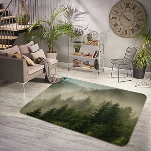 3D Mountain Forest K1407 Non Slip Rug Mat Elegant Photo Carpet Panda 2023 - Picture 1 of 5