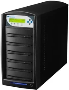 SharkCopier 5 Target 24X CD DVD Duplicator Copier Tower with 2 TB HDD + USB 3.0 - Afbeelding 1 van 2