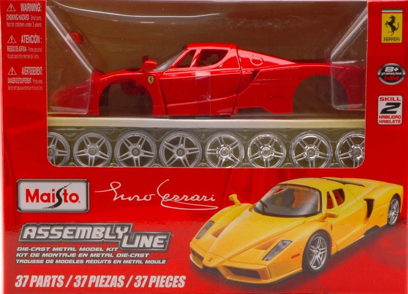 Modellino modellismo Kit Auto di montaggio Maisto FERRARI ENZO scala 1:24 gioco - Immagine 1 di 1
