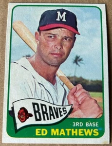 Eddie Mathews 1965 Topps Karte #500 sehr guter Zustand - Bild 1 von 2
