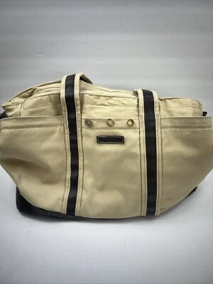 Bolsa carteiro Eddie Bauer bronzeada esportiva 16x5x12 - Imagem 1 de 4