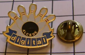 DEC DIGITAL EQUIPMENT CORPORATION ORDINATEUR ALCEDE BOWLING badge épingle vintage - Photo 1/2