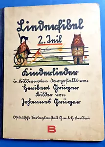 alte Kinderlieder, Liederfibel 1930. Bilderbuch, Bildernoten, Volkslieder - Bild 1 von 6