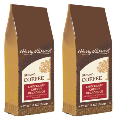 Harry & David 研磨咖啡巧克力樱桃颓废,2/12 盎司包 — 第 1/4 张图片