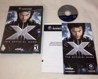 X-MEN: THE OFFICIAL VIDEO GAME-2006-MOVIE-NINTENDO GAMECUBE-COMPLETE—WII - Image 1 of 4