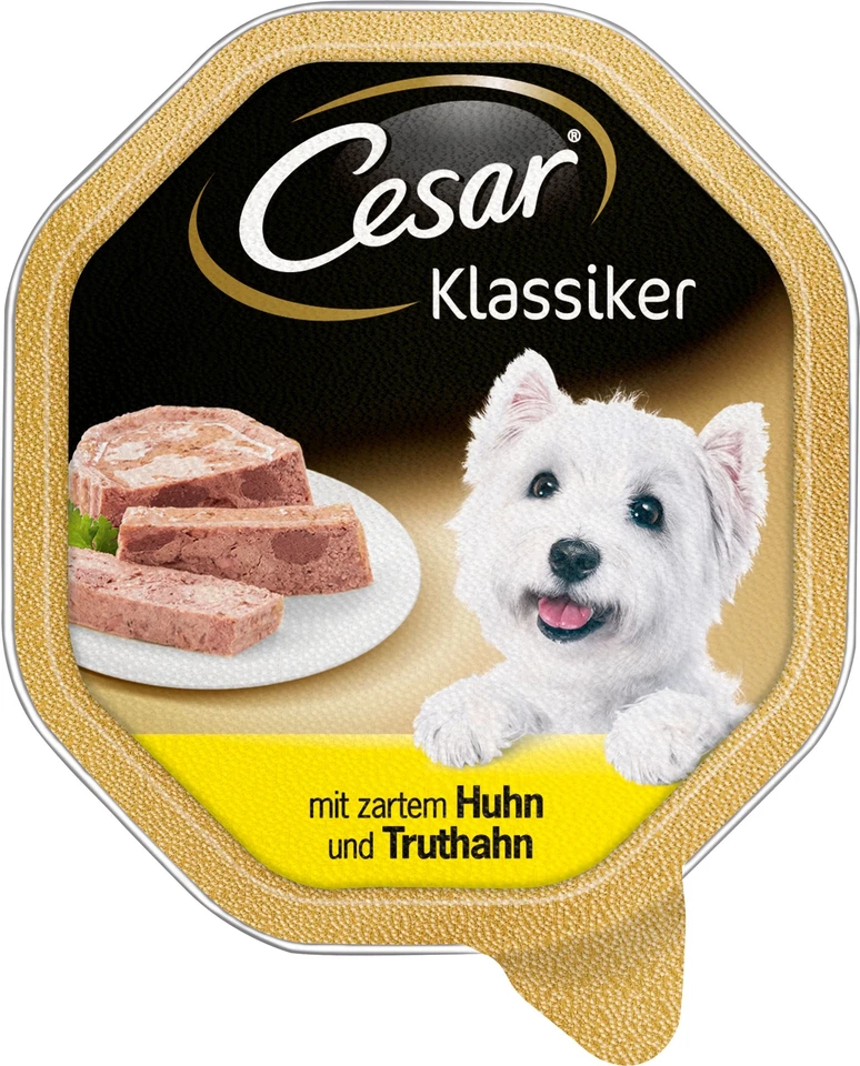 Cesar Nassfutter Klassiker Selektion mit Huhn und Truthahn 150g - Bild 1 von 1