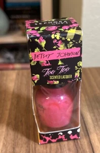NIB Betsey Johnson ITS MY PINK Too Too SCENTED NAIL LACQUER / POLISH Sephora OPI - Picture 1 of 6