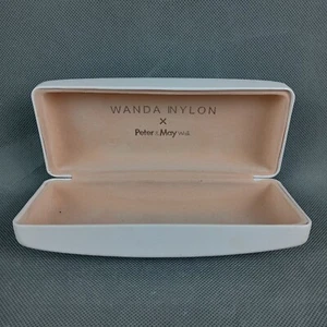 WANDA NYLON Peter & May Walk Sonnenbrillenetui Hartschale weiß Filz gefüttert  - Bild 1 von 10