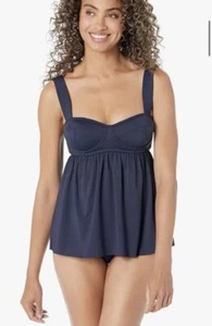 Michael Kors Sz L New Navy Swim Top๐๐ - Picture 1 of 8