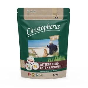 Christopherus Getreidefrei Senior Ente & Kartoffel 1,5 kg (17,27€/kg) - Bild 1 von 1