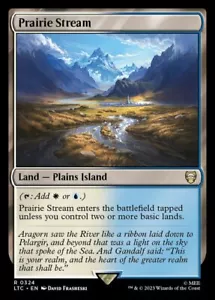 x1 Prairie Stream R MTG Commander: The Lord of the Rings: Tales of Middle-Earth - Picture 1 of 1