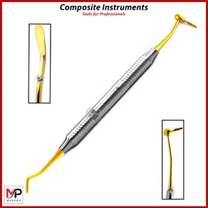 Dental Komposit Instrument Titan Gold CIG6 Kunststoff Füllwerkzeug Restaurationen - Bild 1 von 6
