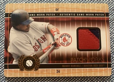 Manny RAMIREZ🔥2005 Fleer Patchworks Jersey PATCH #PW-MR 23/49 Red Sox - Image 1 of 2