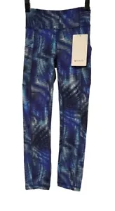 Lululemon Invigorate HR Crop 23'' Pant Side Pocket Size 2 NWT Flux Blue Print - Picture 1 of 12